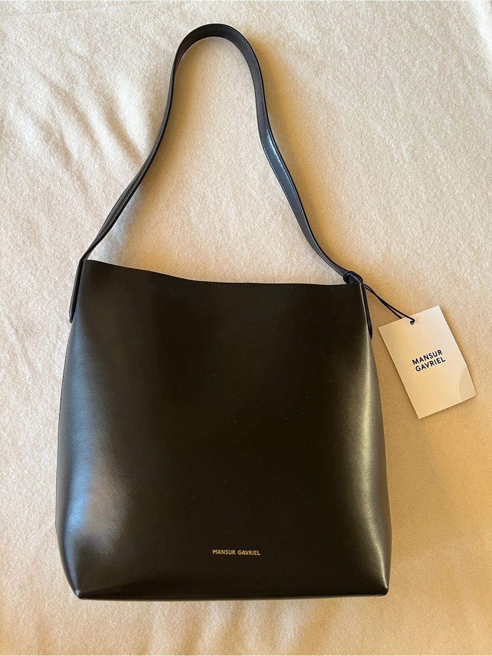 Small everyday cabas - Black/ Caramel